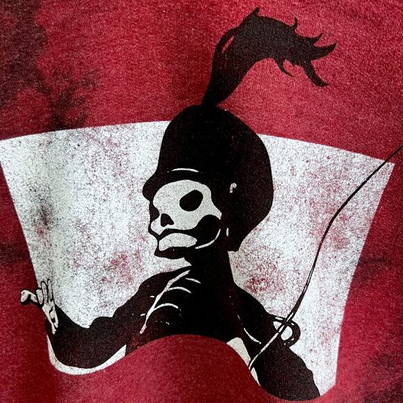 My Chemical Romance The Black Parade Red & Black Tie Dye Hoodie - Medium - Picture 2 of 5